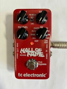 tc electronic Hall of Fame REVERB リバーブ エフェクター 動作品 ほぼ未使用品