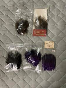 Cow De Leon Tailing Pack Medium Parsi使用品　COCK PHEASANT RAMP未使用品1袋(タグ付き)と使用品パープルとブラック