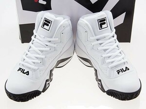 新品/FILA/フィラ/MB/JAMAL MASHBURN/ジャマール・マシュバーン/白/黒/WHITE/BLACK/ホワイト/ブラック/fhe102-005/27.5cm