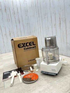 未使用 保管品 EXCEL Cuisinart フードプロセッサ DLC-8EX 元箱 取説 エクセル クイジナート FOOD PROCESSOR キッチン 調理器具 即日発送