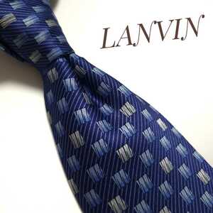 LANVIN ランバン ネクタイ ブランド 青系 2427