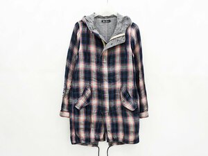 ◇【HYSTERIC GLAMOUR ヒステリックグラマー】チェック コート F