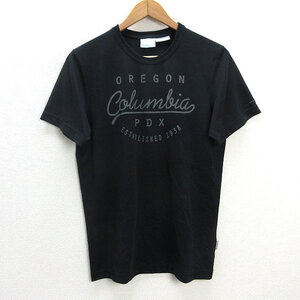 y■コロンビア/COLUMBIA PM4832 ショートスリーブTシャツ■黒【メンズM】MENS/30【中古】