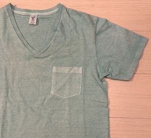 古着/胸ポケットTシャツ/VELVA SHEEN/ベルバシーン/V-Neck Pocket Tee/米製/Made in USA/アメカジ/クラシック/オールド/レトロ