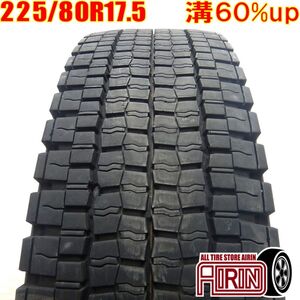 中古タイヤ 225/80R17.5 123/122L ダンロップ エスピー001 スタッドレスタイヤ 1本単品 フォワード 中古 17.5インチ