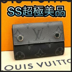 LOUIS VUITTON ルイヴィトン コンパクト財布 モノグラム エクリプス リバース ディスカバリー コンパクト ウォレット 正規品 鑑定済み