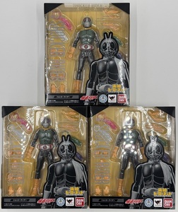 バンダイ　S.H.フィギュアーツ/ S.H.Figuarts: ショッカーライダー 3個セット　東映ヒーローネット限定　SHOCKER RIDER 3 SET　中古