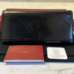 新品同様‼️ カルティエ　Cartier 財布　二つ折り長財布　ハッピーバースデー