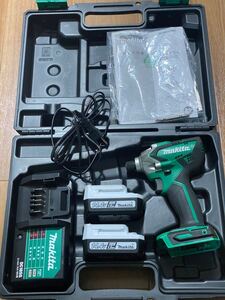 フルセット　makita マキタ　14.4V 　インパクトドライバー　MTD001D 程度良品　 充電式 MTD001DSX バッテリー2個