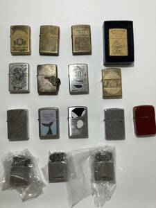 ★1円スタート★ ZIPPO ジッポ ジッポーライター 13点 喫煙具 まとめ売り (ベトナム/ブラックオニキス/風神雷神など)動作未確認