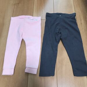 【中古】Zara BabyGirl ザラ・H&M エイチアンドエム　レギンス　SIZE12-18M 86cm