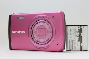 【極上品】オリンパス OLYMPUS STYLUS VH-410 ピンク 動作確認済 バッテリー