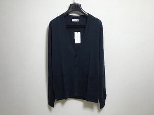 DRIES VAN NOTEN ニット カーディガン S NAVY ドリスヴァンノッテン サイドライン ニットカーディガン L/S カットソー 長袖 シャツ