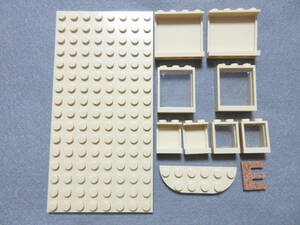 LEGO★E 正規品 タン ベージュ 8×16 基礎板 プレート 建材 セット 同梱可 レゴ ベース 家 建物 土台 カフェ ケーキ フレンズ ディズニー
