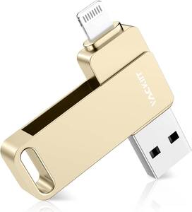 128GB Vackiit「Apple MFi認証取得」iPhone用 usbメモリusb iphone対応