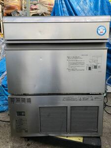 ○D8315 フクシマ キューブアイス 製氷機 業務用　FIC-A45KT 100V 45kg 16年製○