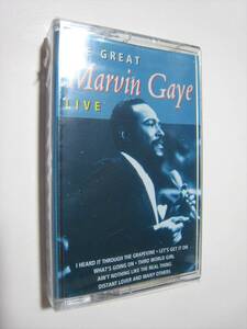 【カセットテープ】 MARVIN GAYE / ★新品未開封★ THE GREAT MARVIN GAYE LIVE オランダ版 マーヴィン・ゲイ