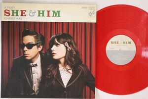 米LP She & Him A Very She & Him Christmas MRG424 MERGE /00260