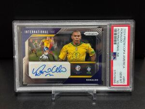 【Ronaldo】2024 Panini Prizm Copa America International Ink PSA10 ロナウド サイン