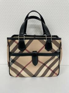 BURBERRY バーバリー ハンドバッグ チェック柄 レディース　NO.4865