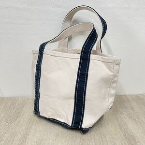 【L.L.BEAN×REMI RELIEF】エルエルビーン×レミレリーフ★ トートバッグ ボート・アンド・トート ミニ キャンバス ダメージ加工 11