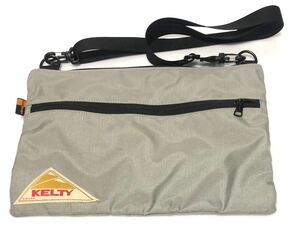 KELTY ケルティ バッグ 2312133 サコッシュ ライトグレー　ショルダーバッグ　グレー