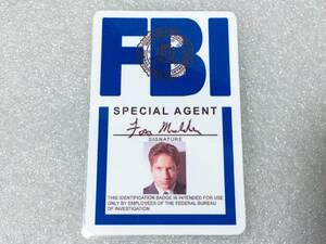 ☆アメリカ人気SF系ドラマグッズ エックスファイル The X-Files フォックス モルダー デイヴィッド ドゥカヴニーさん FBI IDカード FD02S☆