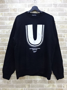 ●0110K UNDERCOVER アンダーカバー SWEAT UGIZ スウェット トレーナー ブラック サイズ４