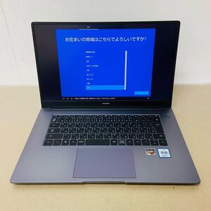 初期化済み　動作良好　HUAWEI MateBook D 15 Boh-WAQ9R Ryzen 5 3500U 8GB 　SSD 256GB 　本体のみ C1264 80サイズ発送