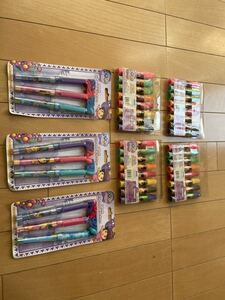 DORA ドーラ ペン（3本入り）×3セットとマーカー（8色）×4セットの合計7セット