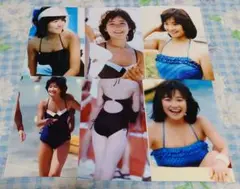 ８０年代アイドル　岡田有希子　水泳大会　写真　Lサイズ６枚