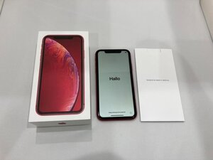 キングラム[63]iPhoneXR アイフォン Apple製品 箱付き レッド 動作確認済み 稼働品 中古 送料無料