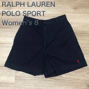 【送料無料】RALPH LAUREN POLO SPORTショートパンツ　ネイビー　レディース8サイズ　ラルフローレンポロスポーツ