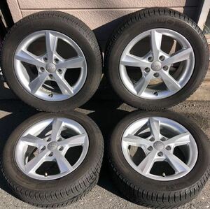 バリ山 アウディ A3 8V 8P 8Y VW ゴルフ　スタッドレス ミシュラン 205/55R16 4本セット 純正アルミ 16×6.5J +43 引取り可能