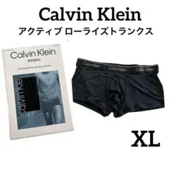 カルバンクライン メンズ 下着 パンツ ローライズ トランクス　黒 XL