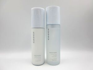 ◇ SUQQU スック アクフォンス ハイドレイティング ローション 化粧水 200ml リプレニッシング フルイド 乳液 125ml 2点セット 残量多 中古