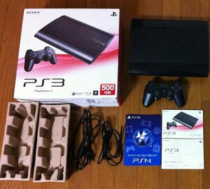 送料無料 SONY PlayStation3 プレイステーション3 本体 CECH-4200C 500GB PS3