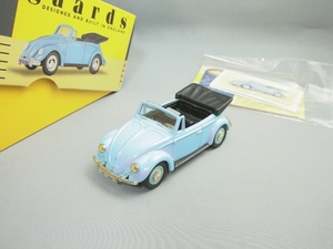 VANGUARDS 1/43 VW Beetle 「Pale Blue Cabriolet」ヴァンガーズ VW ビートル「ペールブルー カブリオレ」1990～2000年発売モデル