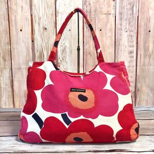 マリメッコ　marimekko　ハンドバッグ　キャンバストートバッグ　セミショルダーバッグ　肩掛け　手提げ