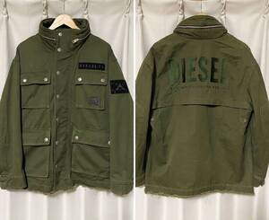 国内正規☆美品【DIESEL】J-TOUCHA M-65 オーバーサイズ ミリタリージャケット S ディーゼル