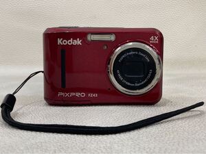 R5A064◆ コダック Kodak PIXPRO FZ43 レッド コンパクトカメラ デジタルカメラ