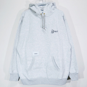 WTAPS ダブルタップス 19AW AXE.DESIGN HOODED 02/ SWEATSHIRT.COPO 192ATDT-CSM16 デザイン フーデッド パーカー アッシュ グレー Maz