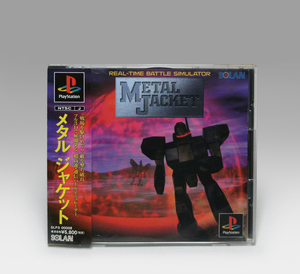 ● PS 帯あり メタル ジャケット SLPS-00008 動作確認済み METAL JACKET NTSC-J Solan Pony-Canyon 1995