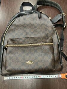 17644 コーチ　COACH シグネチャー柄　F58315 リュック　バックパック　レディース　U80