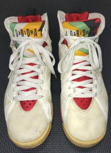 ■USED■26.5cm ナイキ エアジョーダン7 NIKE AIR JORDAN 7（Hare）Made in KOREA■送料無料■