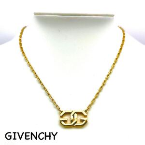 GIVENCHY｜ジバンシィ ネックレス【アクティ】ダブル G ロゴ ゴールドカラー ヴィンテージ ジバンシー アクセサリー ac1135