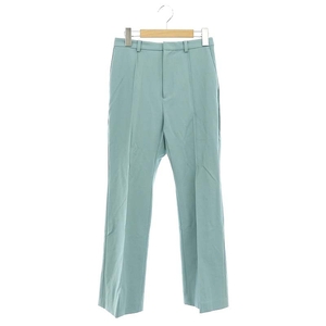 プラージュ Plage 22AW STRETCH BACK SLIT PANTS スラックスパンツ バックスリット ストレッチ 34 ライトブルー /HS ■OS レディース