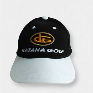 KATANA GOLF カタナゴルフ　キャップ　帽子　黒　　モノトーン　ウエア　240514-08