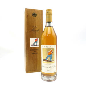 1円 未開栓 レア MAROLO GRAPPA マローロ グラッパ Dedicata al Padre VENDEMMIA 2001 ディディカータ アル パドレ 700ml 45%