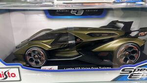 Maisto ランボルギーニ 高精度ミニカー 1/18 ミニカー vision gt v12 gran Turismo スーパーカー 